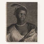 Afrikanische Frau Notizblock (Vorderseite)