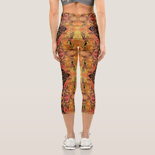 Afrikanische Frau und Giraffe Leggings