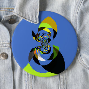 Afrikanische Frau Vektor Design Kunst Druck Button