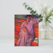 Afrikanische Frau von Emile Bernard Postkarte (Stehend Vorderseite)