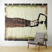 Afrikanische Frau Wandteppich (Beispiel (Horizontal))