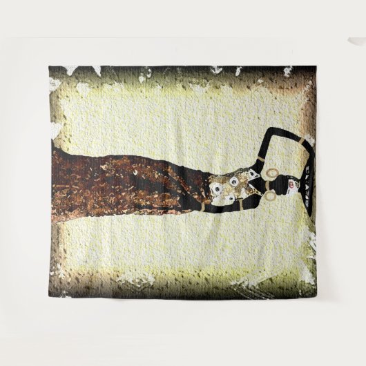 Afrikanische Frau Wandteppich (Vorderseite (Horizontal))