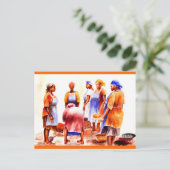 Afrikanische Frauen heute 1 27 2012 Postkarte (Stehend Vorderseite)