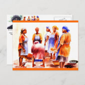Afrikanische Frauen heute 1 27 2012 Postkarte (Vorne/Hinten)
