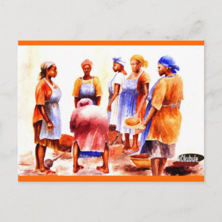 Afrikanische Frauen heute 1 27 2012 Postkarte