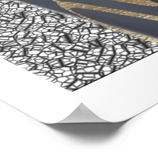 Afrikanische Frauen in Gold Poster (Ecke)