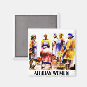 AFRIKANISCHE FRAUEN IN NIGERIA MAGNET (Vorderseite/Rückseite)