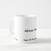 Afrikanische Frauen Kaffeetasse (Vorderseite Links)