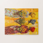 Afrikanische Frauen mit Blume Puzzle (Horizontal)