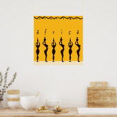 Afrikanische Frauen Poster (Küche)