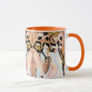 Afrikanische Frauen Tasse Moderne Malgeschenke
