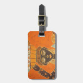 afrikanische Frauen tragen Korbkunst Gepäckanhänger (Vorderseite vertikal)