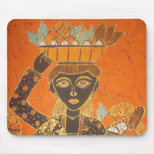 afrikanische Frauen tragen Korbkunst Mousepad (Vorne)