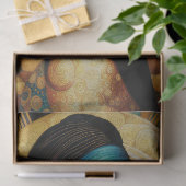 Afrikanische Frauen und Mond-Dekoupage Tissue Pape Seidenpapier (Geschenk)