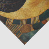 Afrikanische Frauen und Mond-Dekoupage Tissue Pape Seidenpapier (Detail)