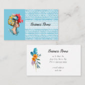 Afrikanische Frauen-Visitenkarte Visitenkarte (Vorne/Hinten)