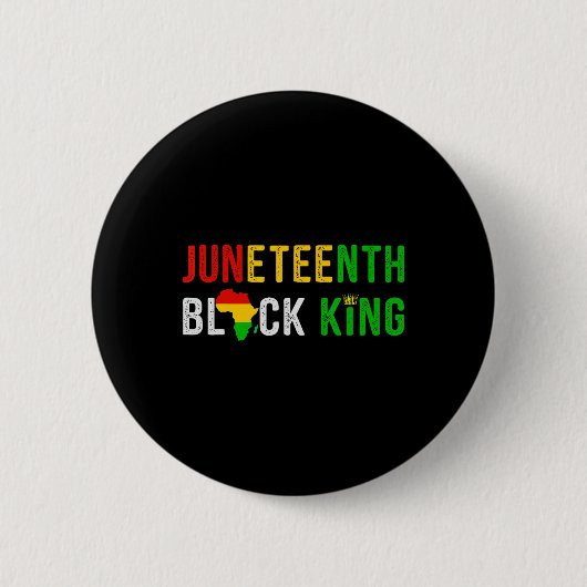Afrikanische Freiheitsgeschichte - Schwarze Geschi Button (Vorderseite)
