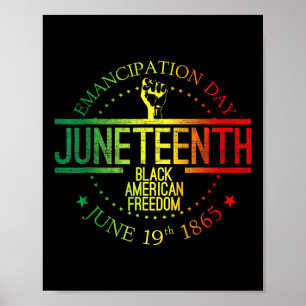 Afrikanische Freiheitsgeschichte - Schwarze Geschi Poster