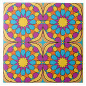 Afrikanische Fusion Marokkanisches Mosaikmuster Fliese (Vorderseite)