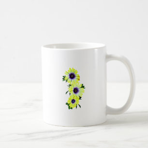 Afrikanische Gänseblümchen Lemon Symphony Kaffeetasse