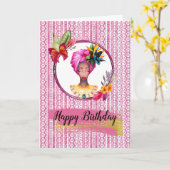 Afrikanische Geburtskarte Karte (Gelbe Blume)