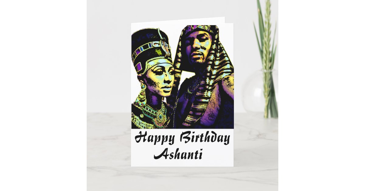 Afrikanische GeburtstagsKarte KönigQueen Ethnic Karte Zazzle.de