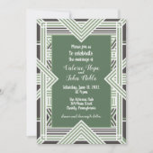 Afrikanische Gedenkhochzeit Einladung (Vorderseite)