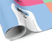 afrikanische Geisterhalloween-Gamuls lustig Geschenkpapier (Rolleneckpunkt)