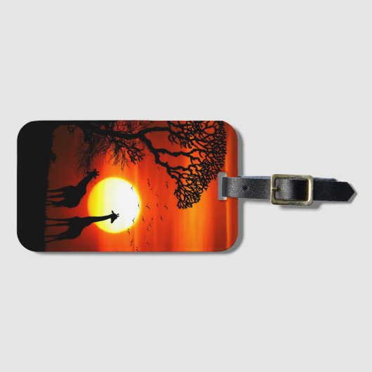 Afrikanische Gepäckanhänger (Vorderseite (Horizontal))