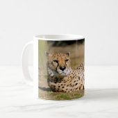 Afrikanische Geparden Kaffeetasse (Vorderseite Links)