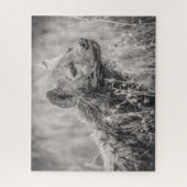 Afrikanische gepunktete Hyäne Puzzle (Vertikal)