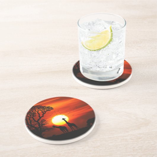 Afrikanische Getränkeuntersetzer (Seite)