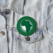 Afrikanische Gewerkschaft-Flagge (Afrika) (Panafri Button (Beispiel)