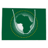 Afrikanische Gewerkschaft-Flagge (Afrika) (Panafri Große Geschenktüte (Rückseite)