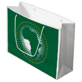 Afrikanische Gewerkschaft-Flagge (Afrika) (Panafri Große Geschenktüte (Vorderseite Schrägansicht)