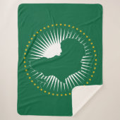 Afrikanische Gewerkschaft-Flagge (Afrika) (Panafri Sherpadecke (Vorderseite)