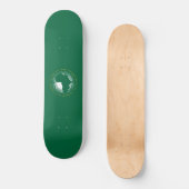 Afrikanische Gewerkschaft-Flagge (Afrika) (Panafri Skateboard (Vorderseite)