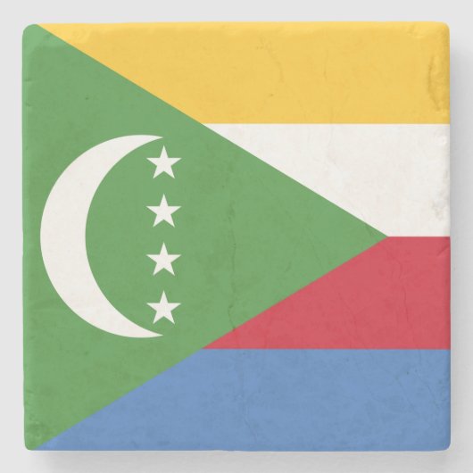 Afrikanische Gewerkschaft-Flagge (Afrika) (Panafri Steinuntersetzer (Vorderseite)