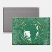 Afrikanische Gewerkschaft Magnet (Vorderseite/Rückseite)
