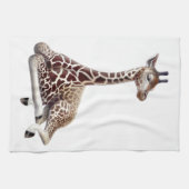 Afrikanische Giraffe am Erholungs-Küchen-Tuch Küchentuch (Horizontal)
