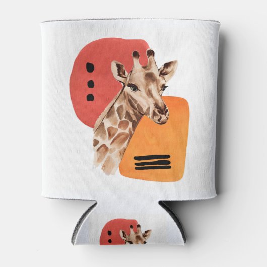 Afrikanische Giraffe Dosenkühler (Vorderseite)
