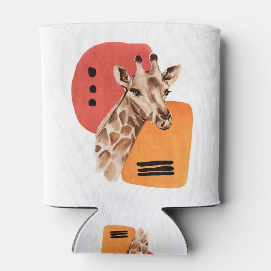 Afrikanische Giraffe Dosenkühler (Rückseite)