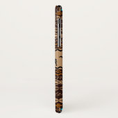 Afrikanische Giraffe für braune geometrische ethni Case-Mate iPhone Hülle (Hinten/Links)