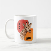 Afrikanische Giraffe Kaffeetasse (Links)