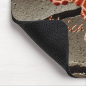 Afrikanische Giraffe-Karte AFRICA auf Mud Texture Mousepad (Ecke)
