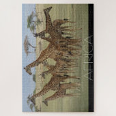 afrikanische Giraffen Puzzle (Vertikal)
