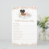 afrikanische Girl Blush Bloral Well wünscht sich f (Stehend Vorderseite)