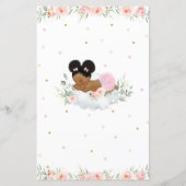 afrikanische Girl Blush Bloral Well wünscht sich f (Rückseite)