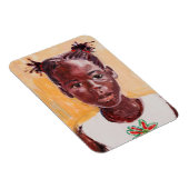 Afrikanische Girl Magnet (Rechte Seite)