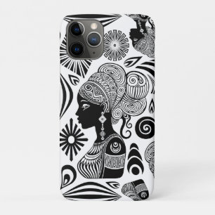 Afrikanische Girl Portrait Tribal Tattoo Case-Mate iPhone Hülle